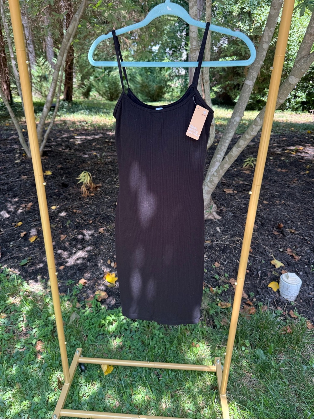 Black Shapewear Spaghetti Strap Bodycon Dress